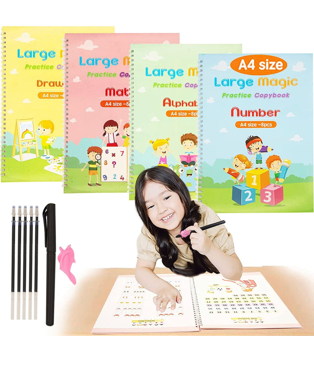 Magic copybook size A4 - متجر دكان